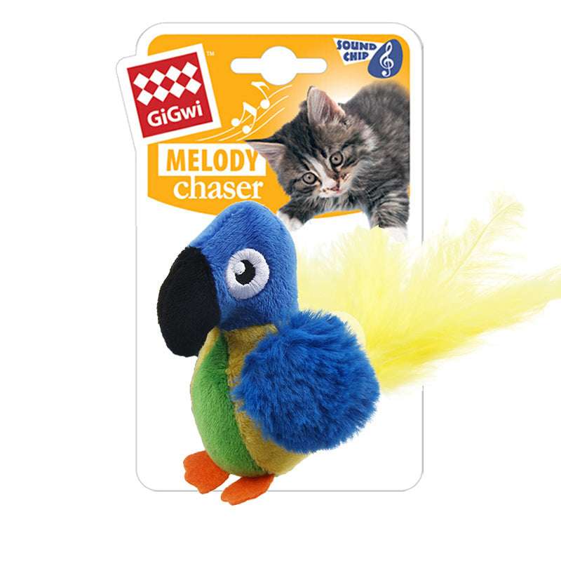YoPoll Interactive Chirping Bird Cat Toy