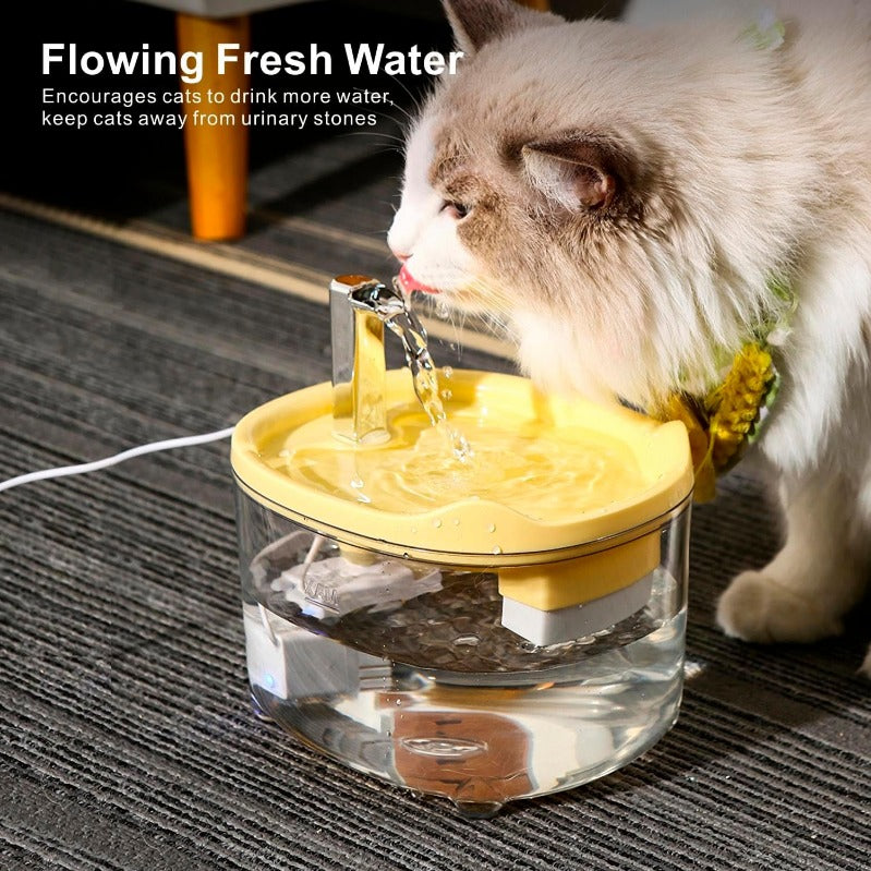 Triple-Filter Pet Water Fountain