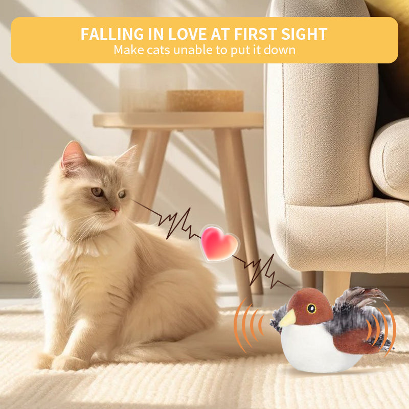 YoPoll Interactive Chirping Bird Cat Toy